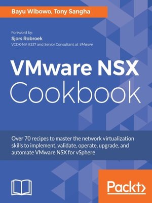 cover image of VMware NSX Cookbook